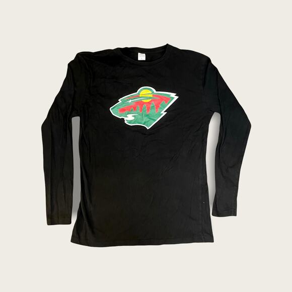 Minnesota Wild Hockey Long Sleeve Tee L - Picture 1 of 4
